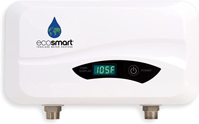 Ecosmart POU 3.5 Point of Use Electric Tankless Water Heater, 3.5KW@120-Volt, 6 x 11 x 3 Inch