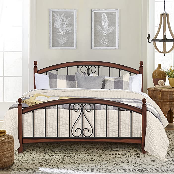 Hillsdale Furniture Burton Way King Bed Set, Cherry