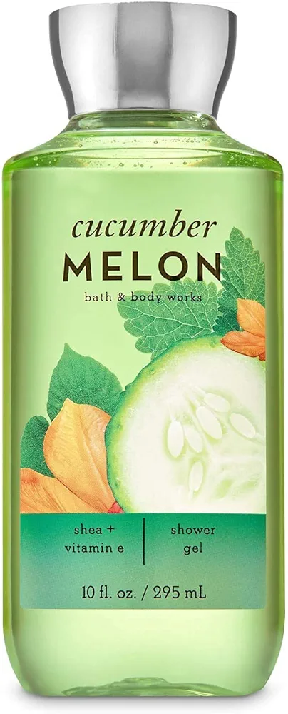 Bath & Body Works Cucumber Melon Shower Gel, 10 Ounce, Blue