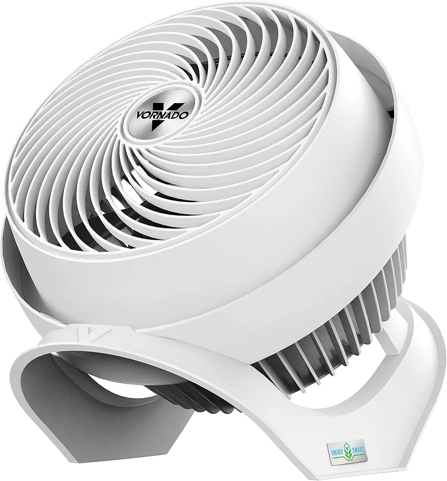 Vornado 733DC Whole Room Energy Smart Air Circulator Fan, Made in USA, Variable Speed Control, White, Large