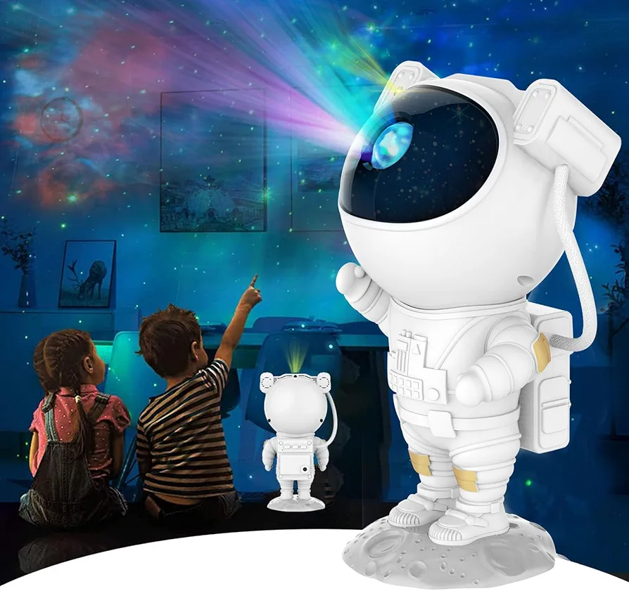 Astronaut Galaxy Projector Star Projector, Remote Control Space Buddy Night Light with Timer, for Gaming Room, Home Theater, Kids Adult Bedroom Decor