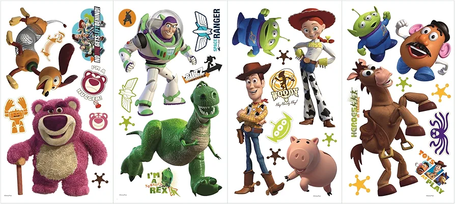 RoomMates RMK1428SCS Toy Story 3 Peel and Stick Wall Decals