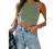 REORIA Women’s Sexy Sleeveless Racer Back Tank Tops Halter Neck Crop Tops