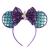 YanJie Mouse Ears Bow Headbands, Glitter Party Princess Decoration Cosplay Costume for Girls & Women