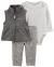 Carter's Baby Girls' 3 Piece Vest Little Jacket Set