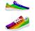 Uminder LGBT Pride Shoes Womens Mens Ultra Lightweight Walking Tennis Sneakers Gift for LGBTQ Support