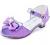 Furdeour Girls Sandals Glittler Bow Dress Shoes Princess Crystal High Heels Party Wedding Flower Girls Shoes for Kid Toddler