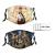 2 PCS Fashion Funny Face Mask Washable Face Bandanas Balaclava Comfortable Reusable with 4-6 Filters for Men Women