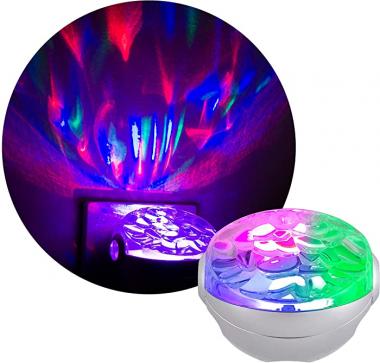 Projectables Northern Lights LED Projection Night Light with Moving Atmospheric Effects, 30404, Aurora Borealis Motion Effects Project Onto Wall and Ceiling,Multi