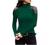 Women's Sexy Tops Fashion Lace Solid Long Sleeve T-Shirt Turtlenenk Tunic Fall Casual Loose Blouses T-Shirts Tee