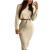 Fall Dresses for Women 2021 Sexy 2 Piece Outfits Crop Top and Skirt Long Sleeve Bodycon Midi Club Wedding Guest Dress