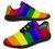 Uminder LGBT Pride Shoes Womens Mens Ultra Lightweight Walking Tennis Sneakers Gift for LGBTQ Support