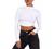 Remidoo Women's Sexy Backless Mock Neck Long Sleeve Crop Top T-Shirt