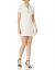 Theory Women's Short Sleeve Tie Neck Dress. Classic Crepe