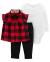 Carter's Baby Girls' 3 Piece Vest Little Jacket Set