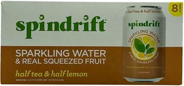 Spindrift, Sparkling Water Half Tea Half Lemonade, 12 Fl Oz, 8 Pack