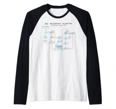 The Big Bang Theory The Friendship Algorithm Raglan Baseball Tee