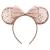 YanJie Mouse Ears Bow Headbands, Glitter Party Princess Decoration Cosplay Costume for Girls & Women