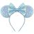 YanJie Mouse Ears Bow Headbands, Glitter Party Princess Decoration Cosplay Costume for Girls & Women