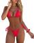 MOSHENGQI Women Sexy Brazilian Bikini 2 Piece Spaghetti Strap Top Thong Swimsuit Bathing Suit