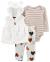 Carter's Baby Girls' 3 Piece Vest Little Jacket Set