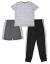 Boy's 3-Pack Sports Wear with Athletic Shirt, Shorts and Pants