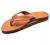 Rainbow Sandals Mens Luxury Leather - Double Layer Arch Support with 1" Strap