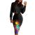 Fall Dresses for Women 2021 Sexy 2 Piece Outfits Crop Top and Skirt Long Sleeve Bodycon Midi Club Wedding Guest Dress