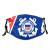 USCG 1790 Print Cloth Mask with 2 Filter Reusable and Adjustable for Men Women