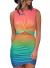 FIYOTE Women's Hollow Out Twist Bodycon Dresses Sleeveless Slim Fit Evening Dress