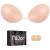 Niidor Adhesive Bra Strapless Sticky Invisible Push up Silicone Bra for Backless Dress with Nipple Covers