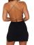 Eliacher Backless Dress Women's Spaghetti Strap Sexy Clubwear Bodycon Mini Dress