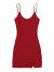 SOLY HUX Women's Spaghetti Strap Bodycon Mini Pencil Dress