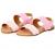 bebe Girls’ Sandal – Two Strapped Patent Leatherette Glitter Sandals (Toddler/Little Kid)