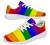 Uminder LGBT Pride Shoes Womens Mens Ultra Lightweight Walking Tennis Sneakers Gift for LGBTQ Support