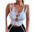 SOFIA'S CHOICE Women's Lace Patchwork Cami Summer Vintage Y2k Corset Tank Top Khaki Small