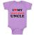 Custom Baby Bodysuit I Love My Coast Guard Uncle Funny Cotton Boy & Girl Clothes