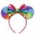 YanJie Mouse Ears Bow Headbands, Glitter Party Princess Decoration Cosplay Costume for Girls & Women