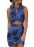 FIYOTE Women's Hollow Out Twist Bodycon Dresses Sleeveless Slim Fit Evening Dress