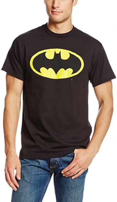 DC Comics Men's Batman Basic Logo T-Shirt