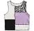 SOLY HUX Women's Casual Sleeveless Color Block Ribbed Knit Crop Tank Top