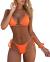 MOSHENGQI Women Sexy Brazilian Bikini 2 Piece Spaghetti Strap Top Thong Swimsuit Bathing Suit