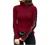 Women's Sexy Tops Fashion Lace Solid Long Sleeve T-Shirt Turtlenenk Tunic Fall Casual Loose Blouses T-Shirts Tee