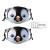 2 PCS Fashion Funny Face Mask Washable Face Bandanas Balaclava Comfortable Reusable with 4-6 Filters for Men Women