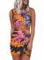 FIYOTE Women's Hollow Out Twist Bodycon Dresses Sleeveless Slim Fit Evening Dress