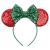 YanJie Mouse Ears Bow Headbands, Glitter Party Princess Decoration Cosplay Costume for Girls & Women