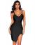 meilun Womens Deep V Neck Strappy Splitting Club Party Bandage Dress