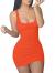 GOBLES Women's Casual Summer Sleeveless Mini Sexy Bodycon Tank Club Dress