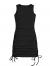 SheIn Women's Ruched Sleeveless Mini Bodycon Dress Drawstring Tie Side Round Neck Short Dresses