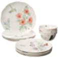 Lenox 883319 Butterfly Meadow Flutter 12Pc Dinnerware Set